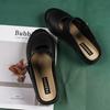 Women's Mules Flats Shoes Casual Closed Toe Backless Loafers Comfortable Slip-on Slides Footwear Summer Dressy Slippers Beach Walking Shoes for Women
