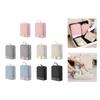 2Pcs Memory Fabric Self Compression Organizers Bags with Double Zippers Stylish Storage Container for Bedding and Coat