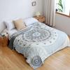 New Muslin Blanket Bed Sofa Travel Breathable Chic Mandala Big Soft Blanket