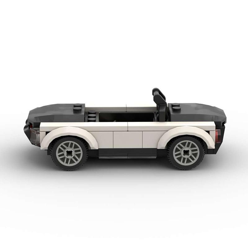M Building Block Compatible Classic Convertible Small Particle Assembly Car Classic Creative Ornament Desktop Model