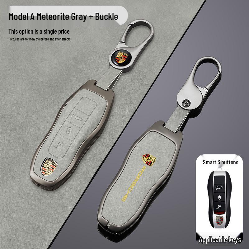 Funda de Carcasa para Llave Porsche para Cayenne, Panamera, Macan, 911, 718, Taycan