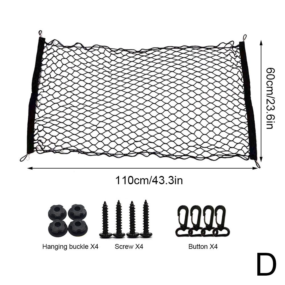 General Motors Kofferraum Doppelschicht-Aufbewahrungsnetz Tragbares Nylon-Stretch-Gepäcknetz Multifunktionales Organisations- und Aufbewahrungsnetz