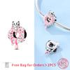 Daily Necessities Mug Game Machine Sound Car Donuts Bead Charms Copper Charm Bead Charms Pendant Compatible With Authentic Bracelets Making Jewellery