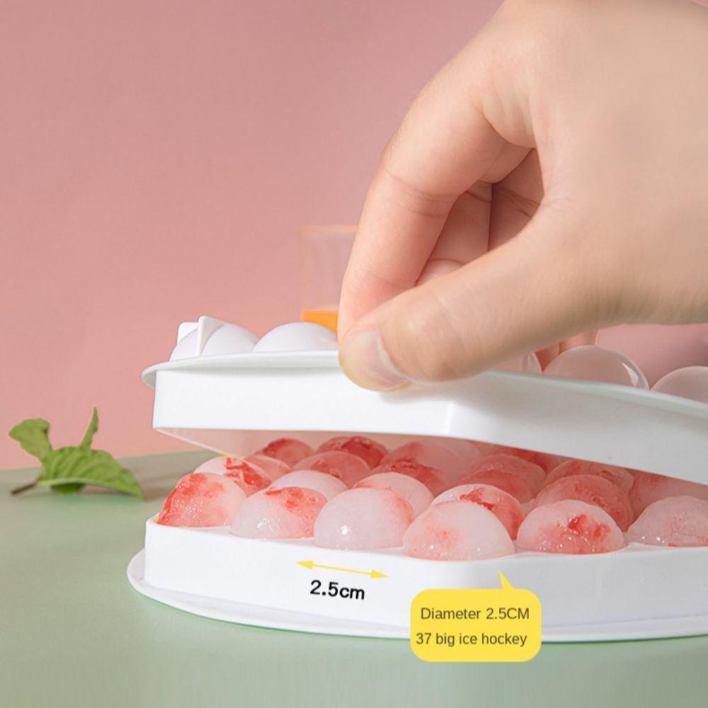 Lollipop Making Hockey Ice Making Mold Mini 37 Grid Whiskey Ball Ice Cube Tray Mold Round Food Grade Ice Cube Maker Mould Bar