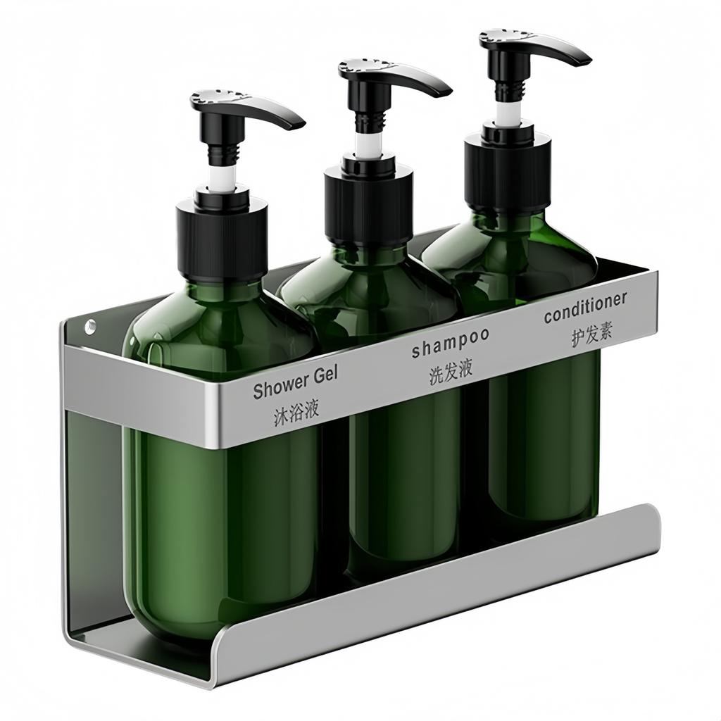1PC 1300ML Wall Manual Soap Dispenser Bottle Holder With Pump Bottles Screw/glue Installation Bathroom Shower Accessories