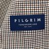 TOMORROWLAND PILGRIM [Excellent Condition] 61-07-22-07002 Check Wool Polyurethane Single 2B Jacket 46 beigeUsed