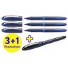 Schneider Writing Instruments Rollerball Pen One Business 06 0.6 Mm Black, Blue 183084 4 Pc(s)