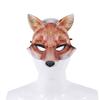 Halloween Foxes Cosplay Mask Masquerade Foxes Face Mask Animal Cosplay Mask For Women Man Masquerade Halloween Cosplay