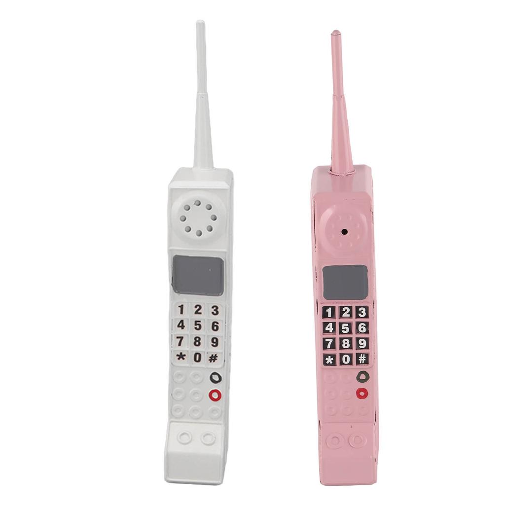 Retro Cellphone Model Old Fashioned Cellular Phone Model Ornament Vintage Simulation Photographic Pr