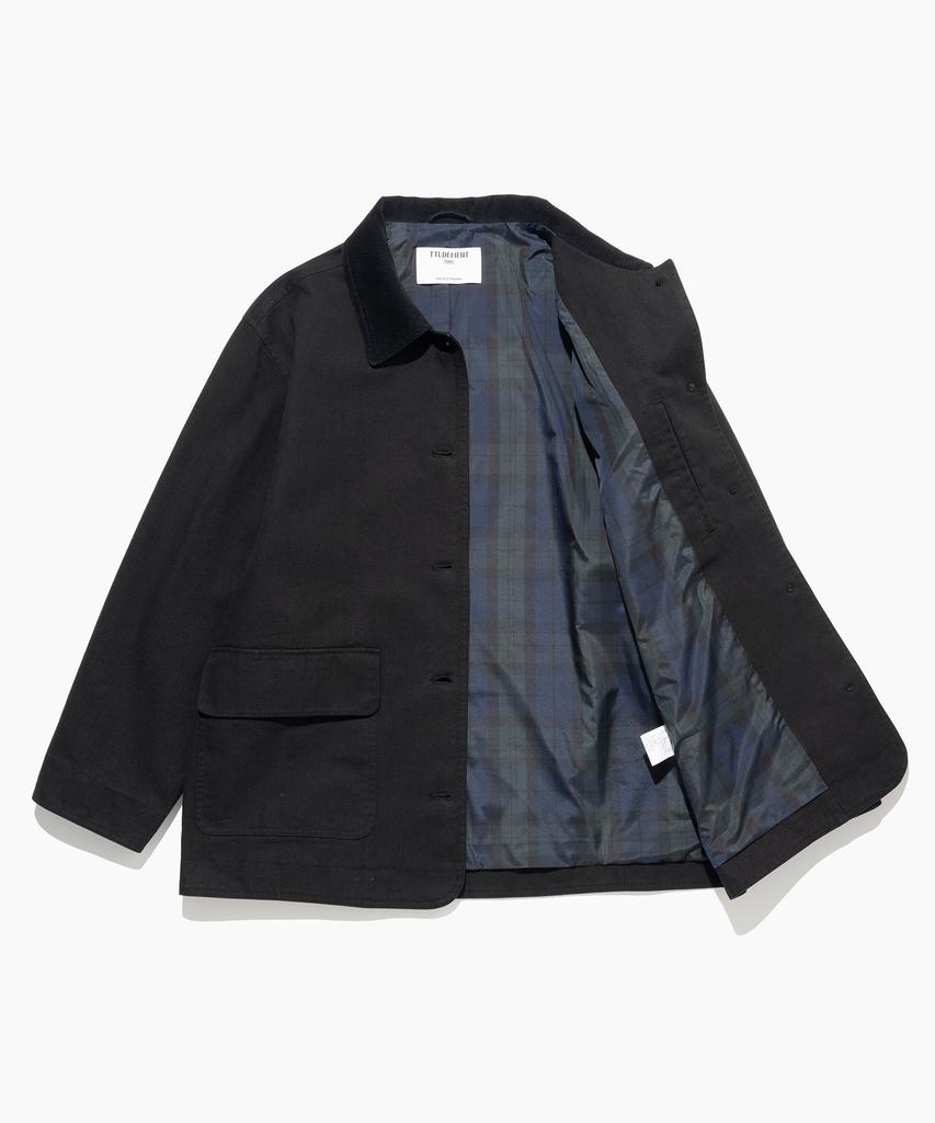 Ttudement Cotton Work Jacket Black