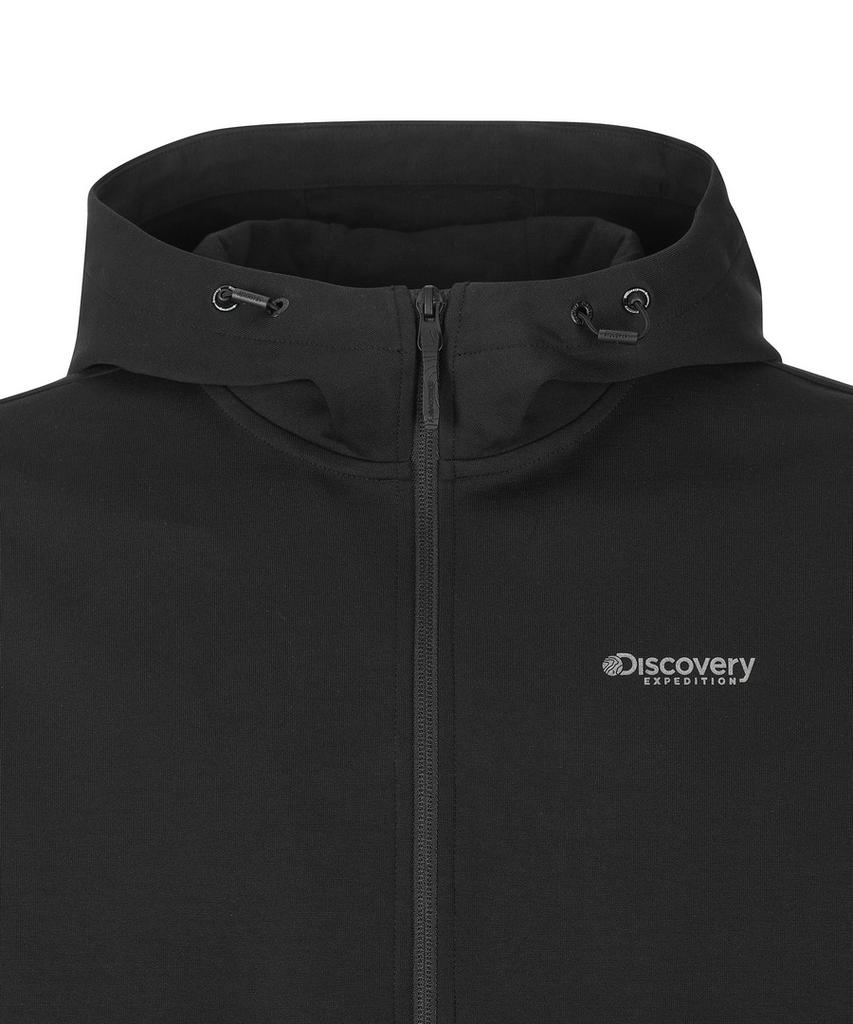Discovery Expedition Men'S Tech Knit Training Hooded Jacket (Black)