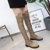 Hot Sale Large Size -3 Size Flat Bottom Over Knee Women's Boots Autumn and Winter New Suede Locomotive Boots