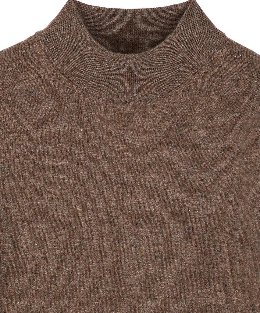 IL CORSO Cashmere Mock Neck Knit Brown Iesw5F502W2