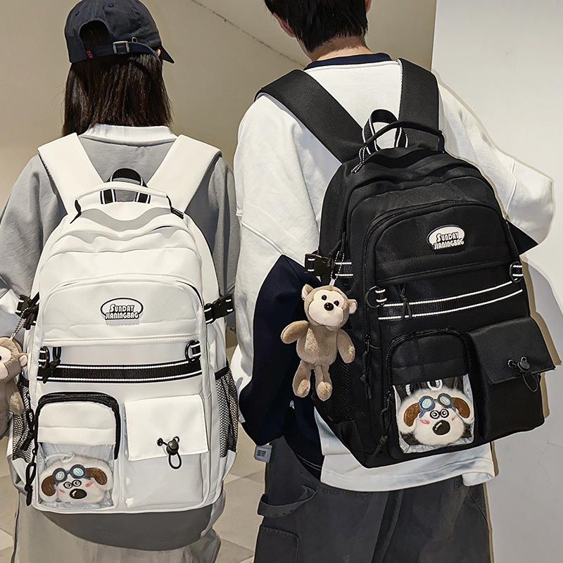 Children's School Bag Elementary School Girl Letter Pain Bag Backpack Men's