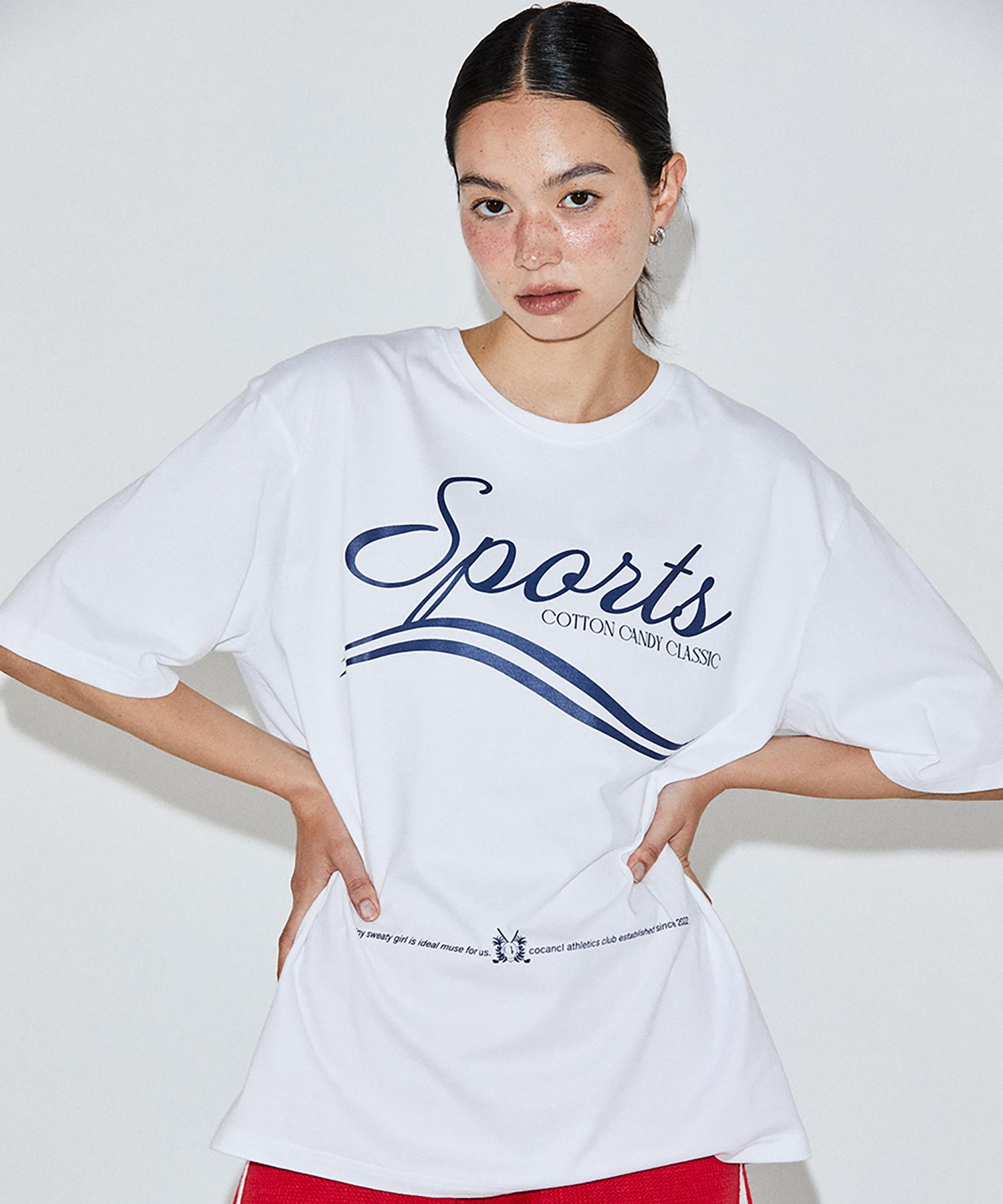 Спортивный топ Cocancle Ccl оверсайз White/Free
