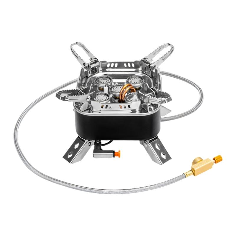 Portables Outdoor Stove Folded Windproof Cooker With High Efficiency And Fast Heating For Hiking Picnics BBQ 1