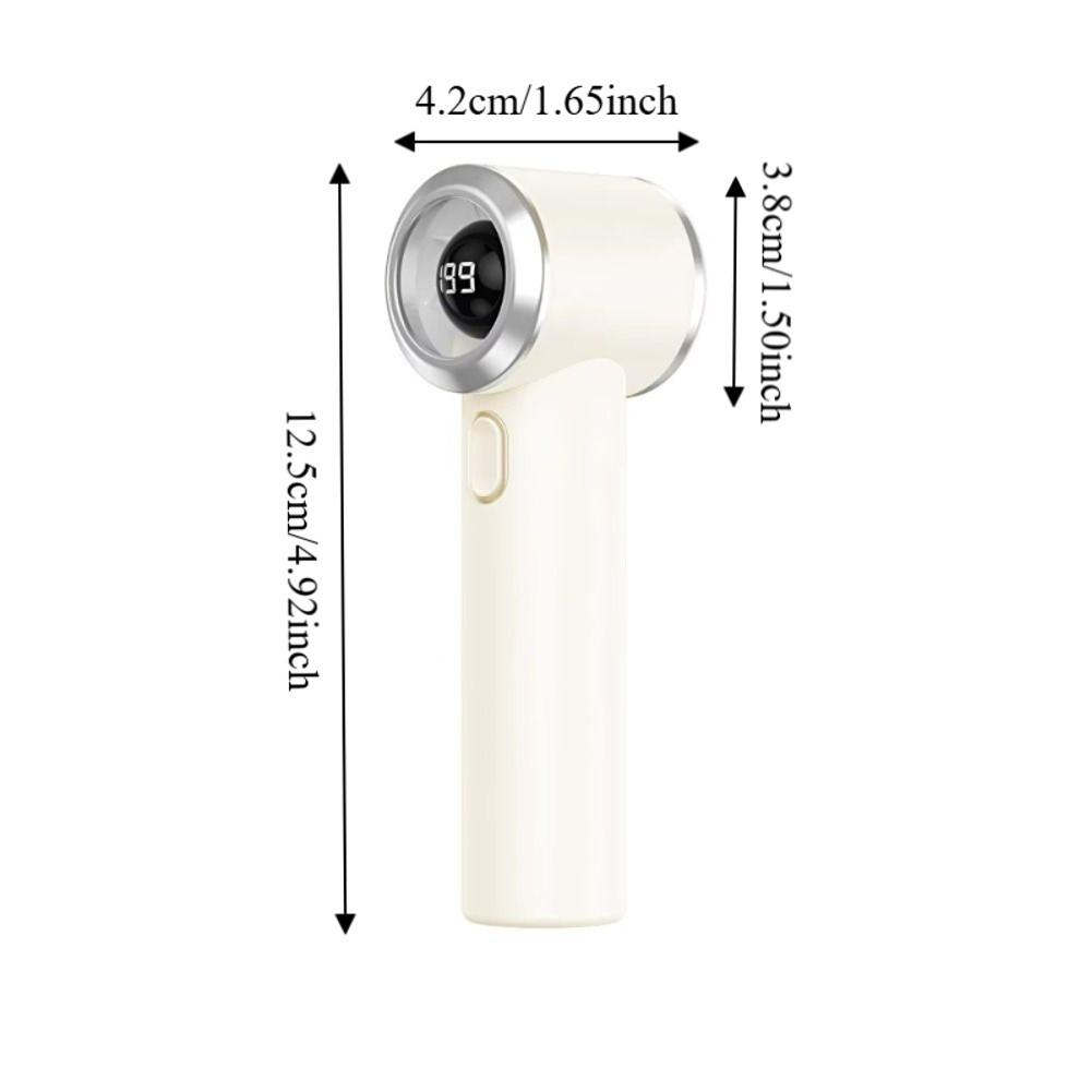 USB Rechargeable Mini Handheld Fan Ultra-Quiet 2000 mAh Personal Cooling Fan 199 Speeds Powerful Wind for 2000 mAh