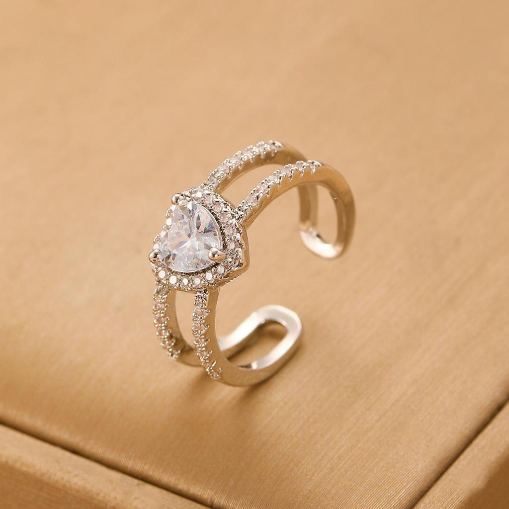 High-End Cross-Border Fashion Bow Ring for Women - European & American Style Open Index Finger Accessory