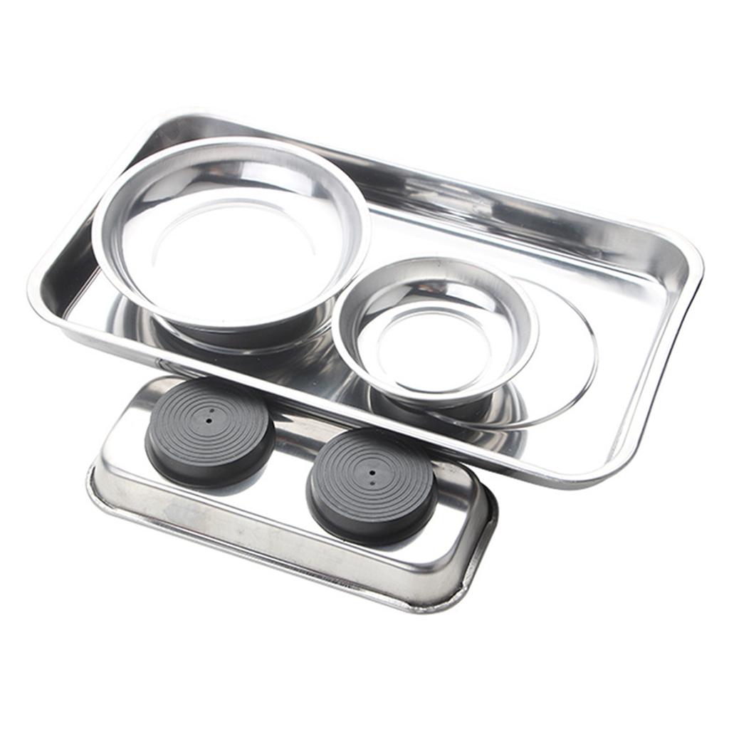 Durable Magnetic Parts Bowl Stay Organized and Efficient with This Heavy Duty Steel Parts Tray Reliable Parts Container