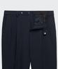 MUSINSA STANDARD Real Wide Hidden Banding Slacks [Navy]