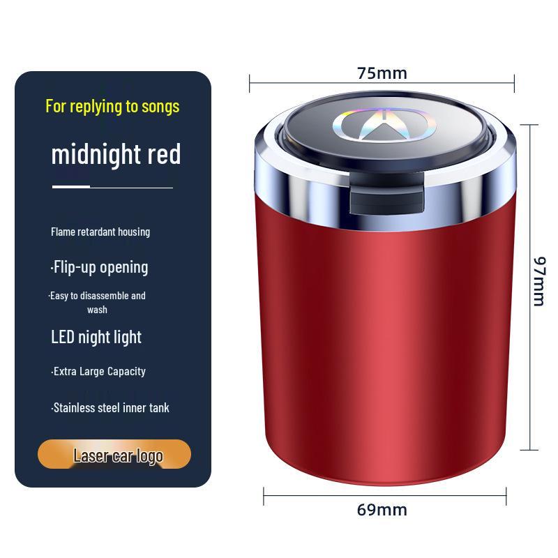 Car Ashtray for Acura RDX, CDX, MDX, TLX, NSX, ILX, RLX Interiors