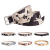 Square Buckle Women Belt with Shine Rhinestone Gothic Waist Belts Japanese Style Punk Waistband