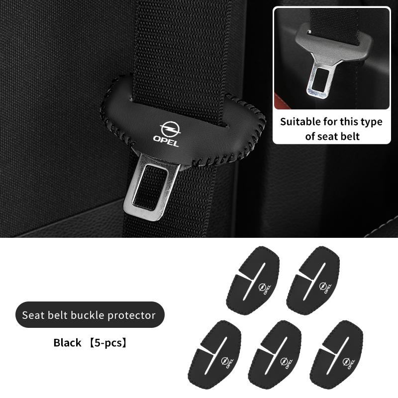 Car Accessories Seat Belt Buckle Anti-scratch Protector Cover For Opel Corsa Astra Insignia Vectra Zafira Meriva Mokka Grandland