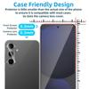 2Pcs For Samsung Galaxy A17 5G Screen Protector 2.5D Arc Edge High Clarity Tempered Glass Film with Camera Lens Film