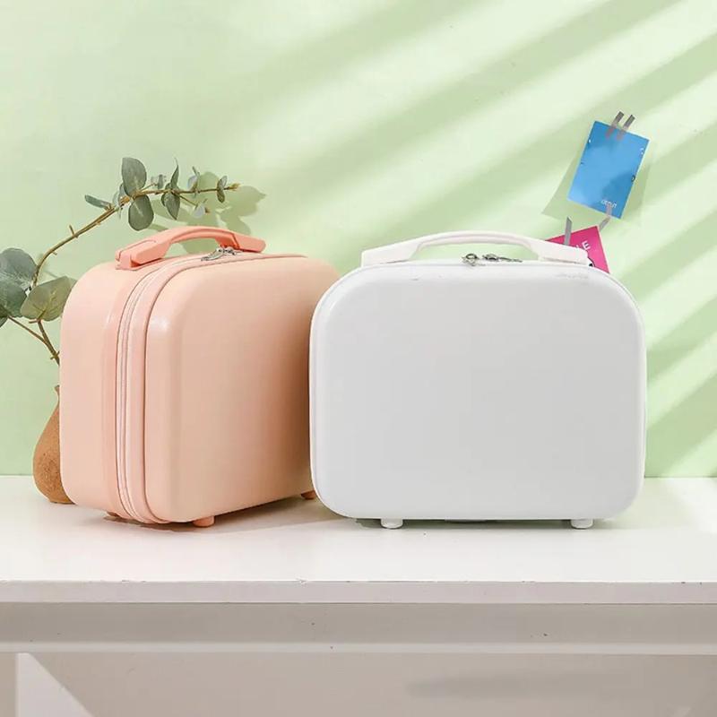 Elegante Maleta Mini de Viaje de 14 Pulgadas para Mujeres con Compartimento para Maquillaje para Viajes