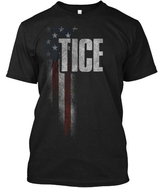 

Tice Family American Flag T shirt Made in the USA Size S to 5XL L
