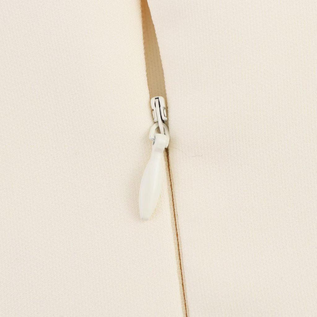 ZA Women's 2025 Spring/Summer Silk Net Strapless Puff Hem Dress - European and American Style