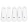 1/5pairs Fashion Women Solid Color Thin Boat Sock Summer Invisible Non Slip Absorbing Short Sock Breathable Soft Ice Silk Sock