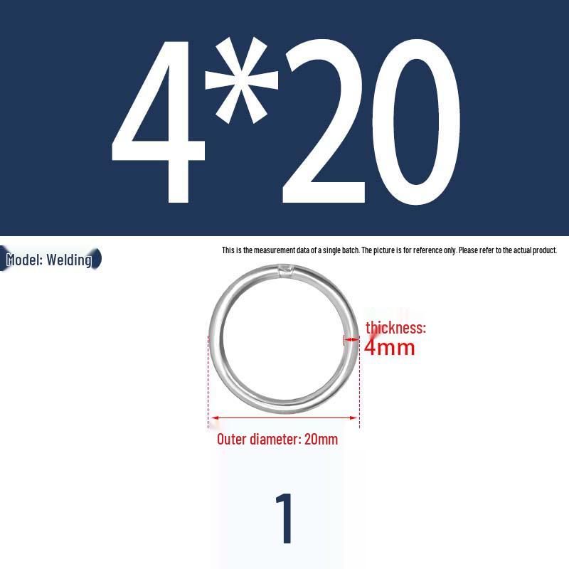304 Stainless Steel Seamless O-Ring for Lifting and Hammock Yoga Connection