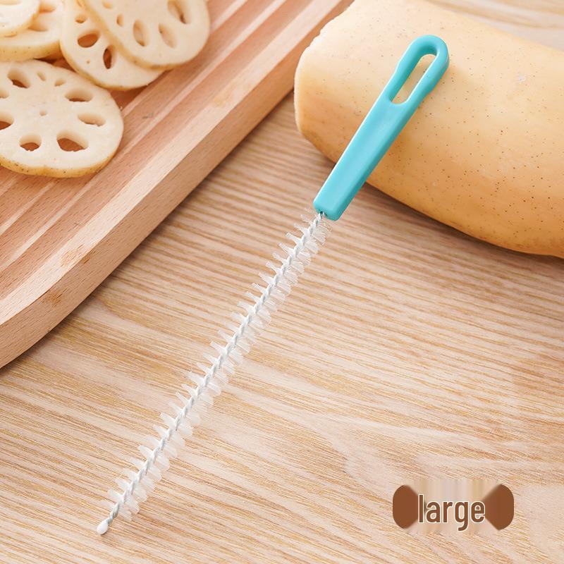 Lotus Root Cleaning Brush Set: Versatile Tool for Lotus Root Holes, Baby Bottles, Straws, and Decorating Nozzles.