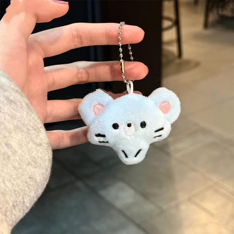 Cute Cartoon Plush Doll Keychain  Plush Toy Keychain Pendant Creative Kawaii Backpack Decoration Accessories Gifts