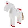 Wood Carved Horse Desktop Decor Rustic Chinese Zodiac 2026 New Year Animal Sculpture Feng Shui Lucky Horse Ornament