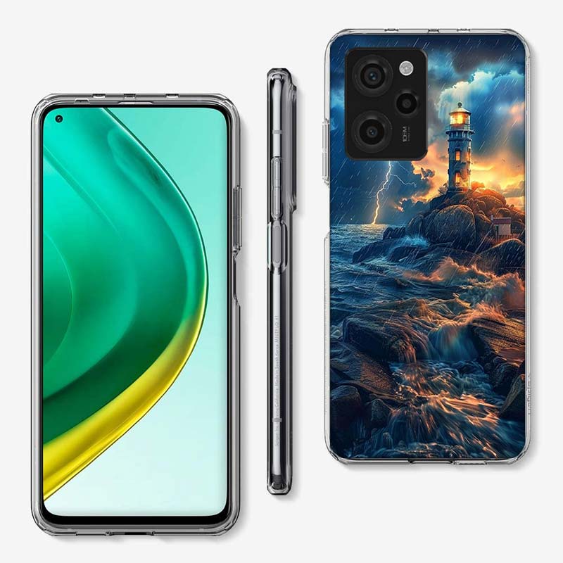 Lighthouse Cover Phone Case For Xiaomi Poco M8 M7 M6 M4 M3 X7 X6 X4 Pro F7 Ultra M5S Mi 14 14T 15 15T 12T 10T Pro 12S 12 11 Lite
