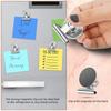 Fridge Magnetic Clips 12pcs Metal Heavy Duty Magnet Clips for Whiteboard Fridge Photo Displays Reusable Snack Bag Sealing Tool