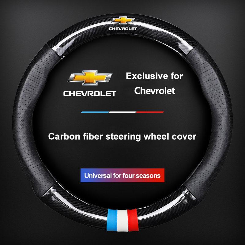 Car Steering Wheel Cover Breathable Anti Slip PU Leather Steering Cover For Chevrolet Colorado Cruze Spark Captiva Malibu Trax Aveo Camaro