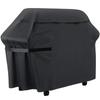 Waterproof BBQ Grill Cover for Outdoor Use with Secure Windproof Straps