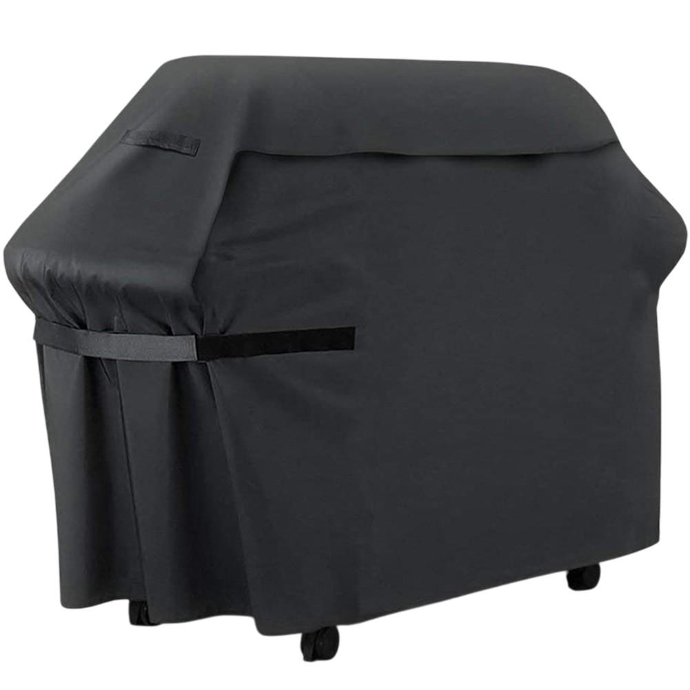 Waterproof BBQ Grill Cover for Outdoor Use with Secure Windproof Straps