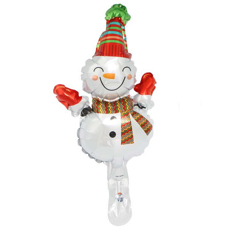 Christmas Party Decoration Set: Santa Claus & Snowman Balloons