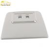 Rear Row USB Interface Panel & Cigarette Lighter Decorative Frame for 21 A3L