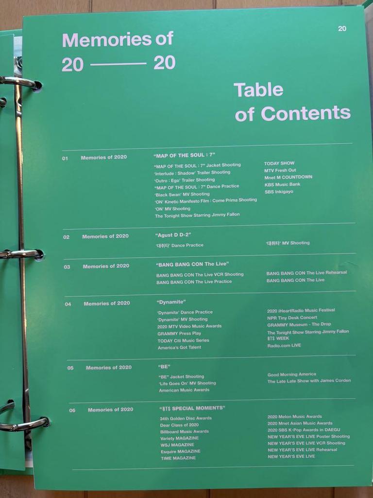 [USED] BTS Memories 2020 DVD