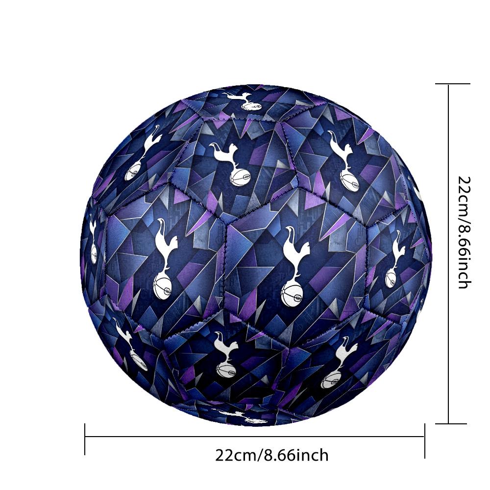 Tottenham Hotspur Theme Soccer Ball Size 5 Soccer Ball Soft Touch Professional Training Football for Outdoor Sports