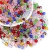 50pcs/lot 8mm Colored Transparent Glass Beads For Jewelry Making Loose Spaced Round Glass Bead DIY Jewelry Accessories Wholesale
