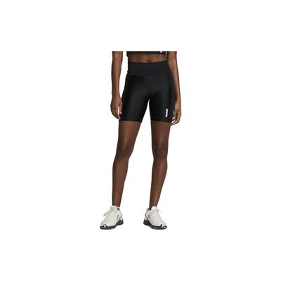 Pro Solid Quick-Dry Mid-Rise Cycling Fitness Shorts Women Shorts Black DX0224-010