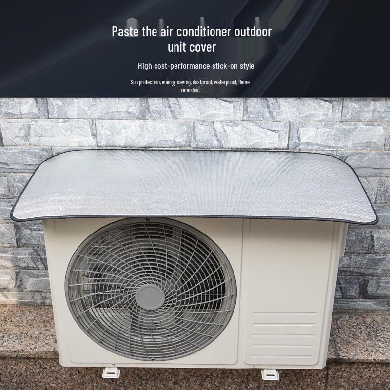 Lion Search Thickened Laser Aluminum AC Outdoor Unit Dust Cover