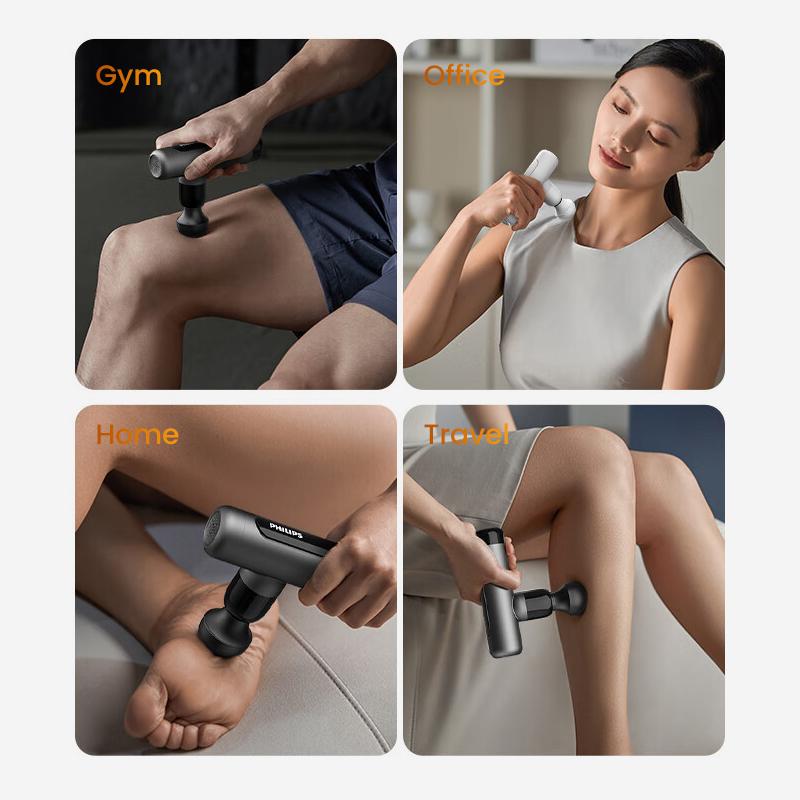 Philips Faszienmassagepistole PPM3105G Faszienmassagepistole Entspannen und Muskelkater lindern