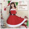 Santa Claus Sexy Tube Top Cosplay Dress Christmas Dress Women's Christmas Costume